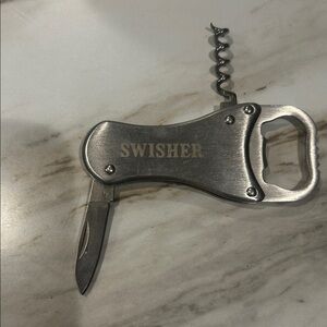 Swisher brand Multi-Tool with Corkscrew and Bottle Opener